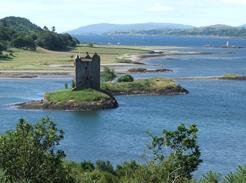 Castle Stalker, one-time haunt of Scottish kings